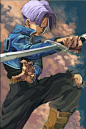 Trunks // artwork by James Ghio (2010)  The son of Vegeta in Dragon Ball Z.: 