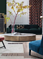 Hector sofa and Belt table by ANDREA PARISIO for Meridiani