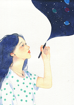 篱小象采集到插画