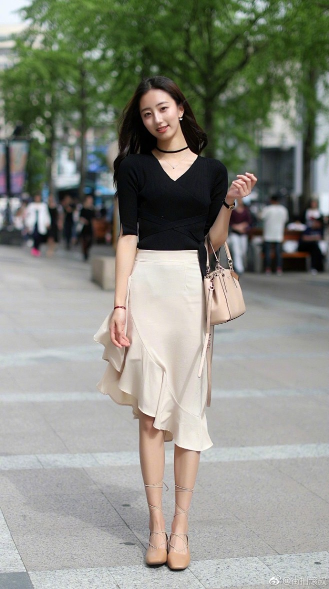 4月18日街拍更新，美裙美人 ​​​​