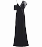 Crêpe gown : Black Crêpe gown