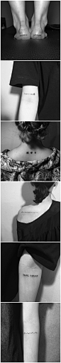 韩国一位纹身师，经常会在INS上放自己的作品，有简单有复杂，统一用灰色调，平添了更多意境，看过之后是不是更想去纹个身了  | ins:tattooer_dogy