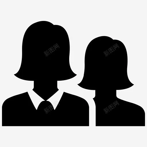 商业女性女性商业团体第5卷图标 平面电商 创意素材图片_团体图标图片素材-花瓣网