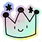 Laser Effect Text Sticker