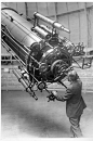 George A. Van Biesbroeck (1880-1974), astronomer at Yerkes Observatory observing Mars when it approached close to the earth in 1926, and using the 40 inch refracting telescope, the largest of its kind in the world
