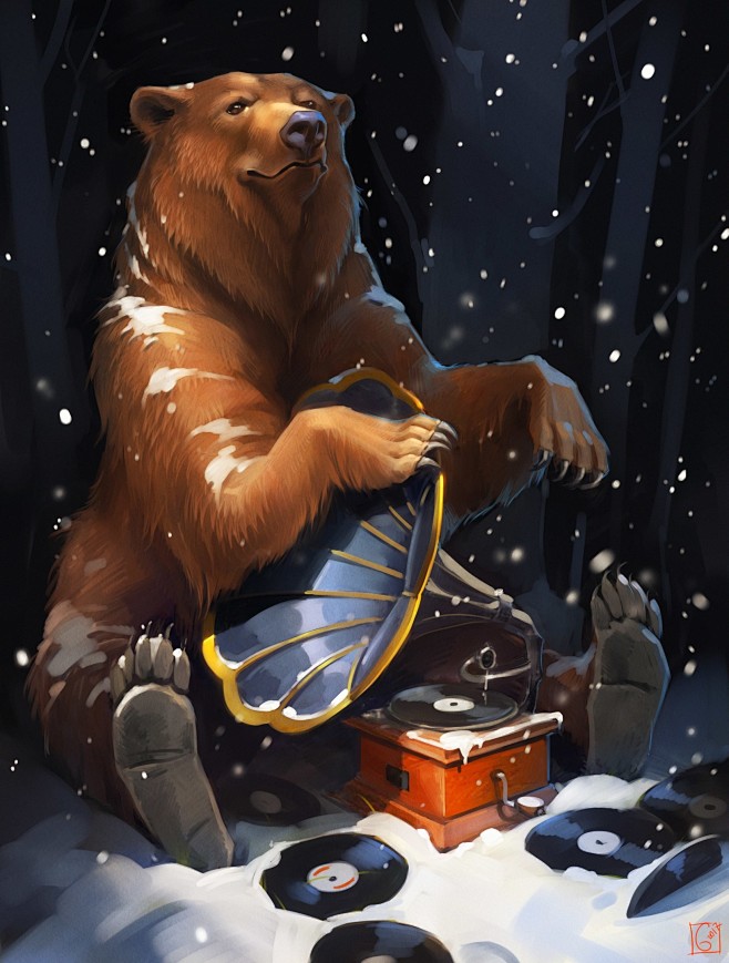 Mr. Bear, who loves ...