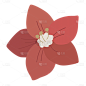 扁平-植物元素贴纸-SVG-花卉