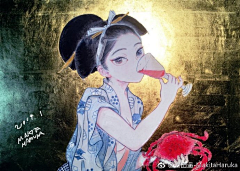 插画日本画师卷田遥-花瓣网|陪你做生活的设计师| Makita Haruka ​​​​