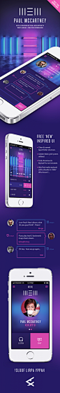 'New' inspired Free app UI PSD - 果果 - 爱果果 -