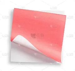 红色,卷着的,纸,角度,办公室,贺卡,折叠的,水平画幅,消息,标签
