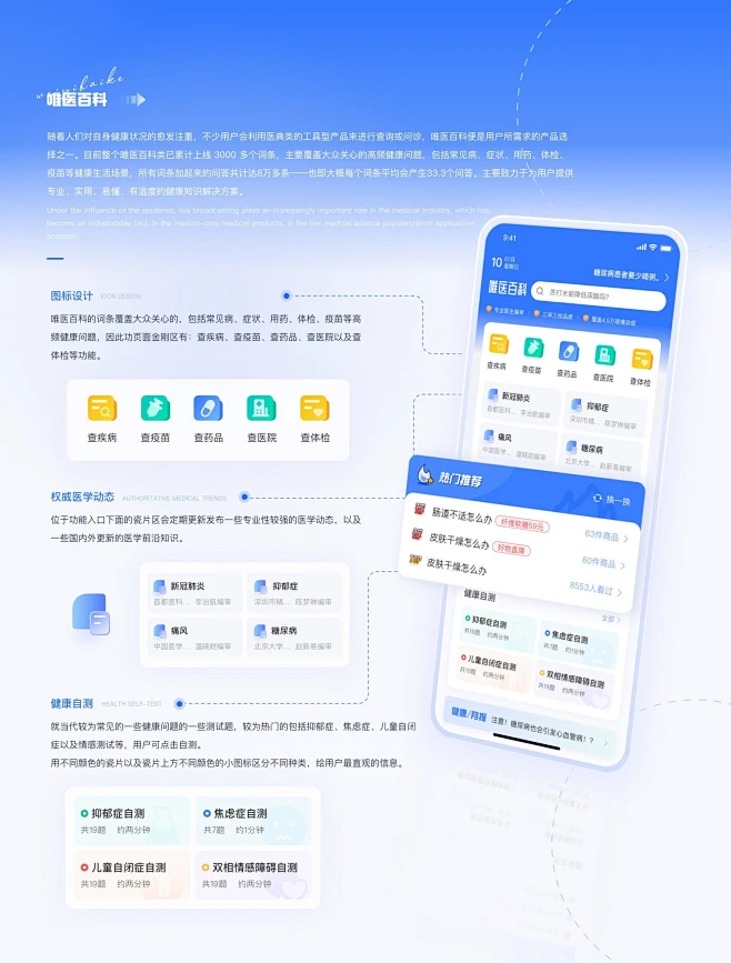 唯医医疗｜线上极速问诊工具类APP-APP-UICN用户体验设计平台-花瓣网