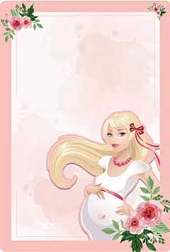 简约清新孕妇写真海报背景矢量图高清素材 美女 免费下载 页面网页 平面电商 创意素材
