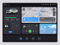 Car Dashboard UI Concept by Fireart Studio on Dribbble