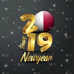 2019,字体,马耳他,新年前夕,九月,国内著名景点,华丽的,请柬,问候