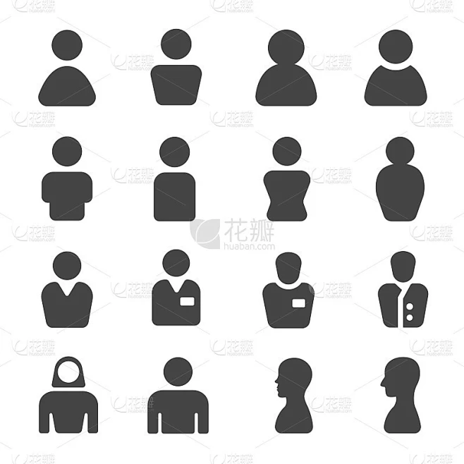 人,用户,人们图标集素材-花瓣网