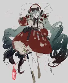 一些黑叉日常號發的摸魚 大概沒公開過 p1是魔法未來2021的櫻ver，不是我的原創設計，我只是把花元素改成了櫻花而已。 #初音未来 #摸鱼