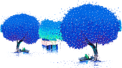 白色的*雪采集到插画