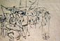陈明谋速写手稿12 - 老泥鳅素描论坛 http://www.laoniqiu.com #素描#