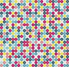 广场五彩缤纷的马赛克迪斯科派对背景。