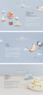 Gourmet #website #design with soft colors