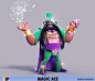 Magic Ace, Hadrien Gouedard : character concept 2d/3d i did for the mobile game : Sup multiplayer