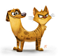 Day 525. CatDog by Cryptid-Creations on deviantART