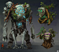 Weekly week 34 -Golems- , Hue Teo : Tried out some various golems for the weekly stuff :D