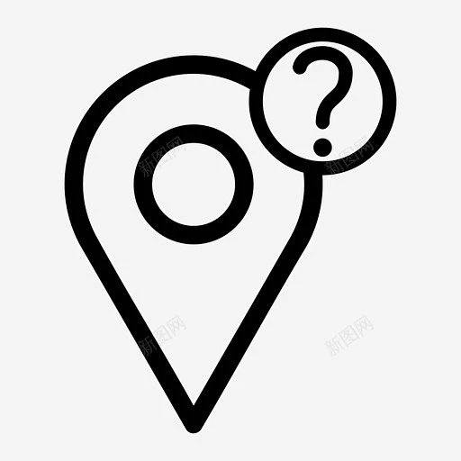 未知地图标识位置不支持 icon 标志 UI图标 设计图片 免费下载 页面网页 平面电商 创意素材-花瓣网