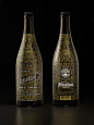 Almanac 2016 Grand Cru : 2016 Grand Cru bottled designs for the Almanac Beer Co. This is the second edition limited release for Almanac's Grand Cru. The design is printed 360 degrees around and is accompianed by a twice foiled hang tag. 