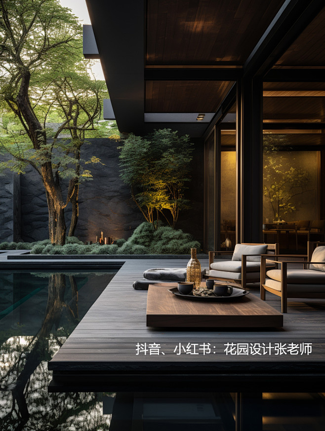 庭院意向—中式禅意庭院