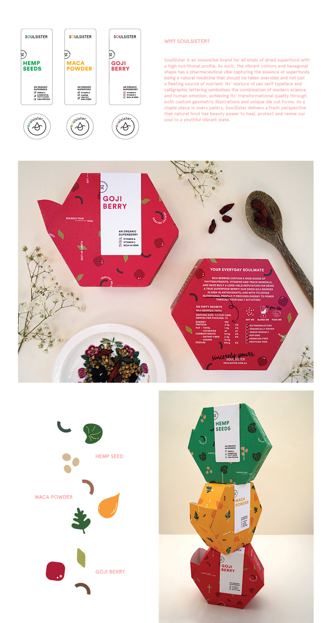 packing design on Be...