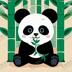 可爱卡通熊猫 【酷图网】可爱卡通熊猫,熊猫,大熊猫,熊猫卡通,儿童卡通印花,印花图,熊猫吃竹子,壁纸,印花
