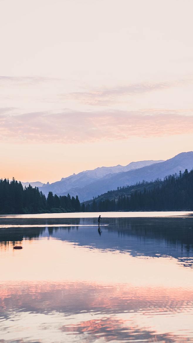 A view of lake with ...