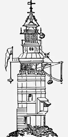 建筑手绘高清素材 军事 古代 建筑 插画 黑白 免抠png 设计图片 免费下载
