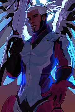 守望先锋艺术设定集，天使哥哥同人插画第二辑，天使爱你哟
by:Distealart、HeyAndyBennett、GlitchedAbyss、Oldzio、koochinko、Tedster#守望先锋# ​​​​