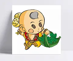 提粽子的小男孩动漫人物|动漫人物,动漫人物元素,动漫设计元素,动植物元素,免抠元素