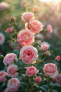 春天蔷薇花鲜花花海