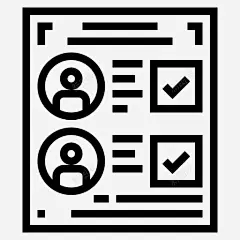 投票选举名单图标 页面网页 平面电商 创意素材