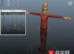 光头男人maya人物模型 丰富表情吐舌头贴图素材下载 瘦小欧美男性大眼造型 面部可爱...