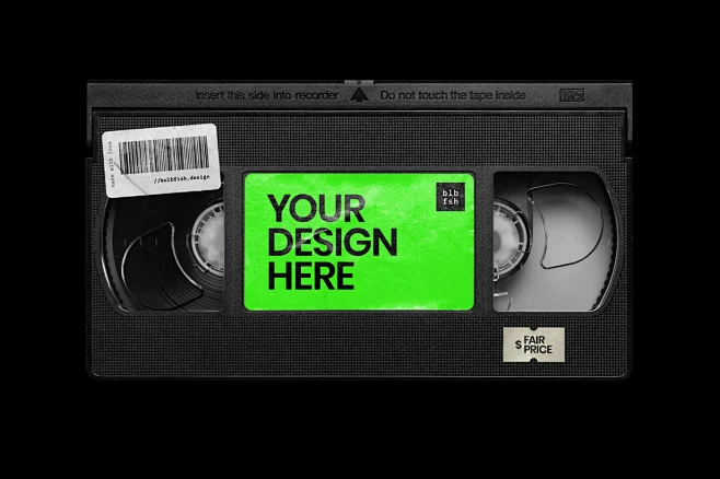 VHS Cassette Mockup : Mmm, VHS tapes… So many memories! This mockup ...