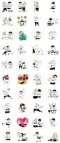 Korean Shirts Friends's Collaboration - LINE Creators' Stickers