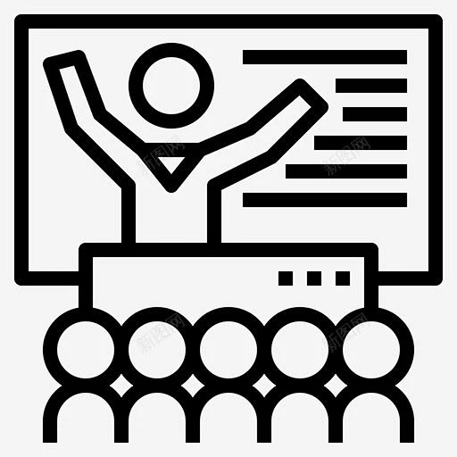演讲会议研讨会图标 免费下载 页面网页 平面电商 创意素材-花瓣网