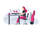 Design minimalism brand interface download animation graphic character art icon minimal web ux ui simple flat texture design vector illustration typography