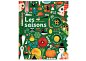 Les Saisons : Un livre-jeu tout-carton graphique et élégant pour les enfants dès 2 ans. 5 plateaux de jeu "cherche-et-trouve", illustrés dans la thématique des saisons. Sur chaque plateau de jeu, deux roues à faire tourner pour découvrir les élé