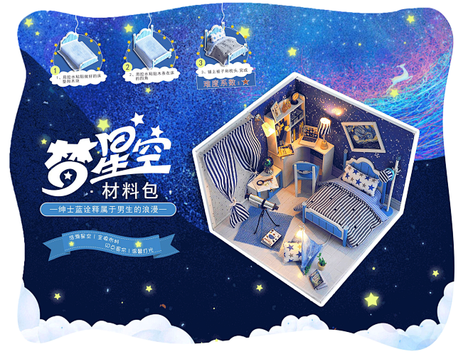 【小号】梦星空-内盒折叠后23.5X21...