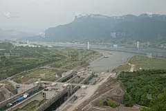 长江三峡,长江,中国,船程,水闸,运河水闸,海上建筑,湖北省,水电站,水道