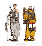概念艺术家Kejun wang作品欣赏 APEX英雄 角色设计-日韩画风-微元素 - Element3ds.com!