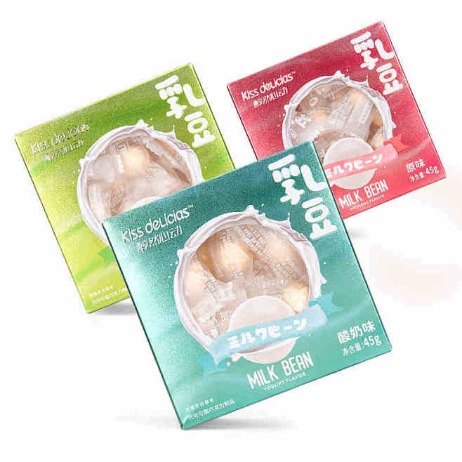 海亿乳豆醇然心动糖45g随身糖网红糖果小...