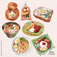 大家最近有吃到心心念念的美食吗？

（ins：lerin_illustration）
#ins插画#插画超话#好好吃饭##美食##每日一图##临摹素材##绘画美食# ​​​​