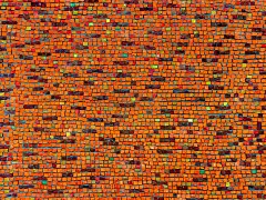 背景小陶瓷橙色马赛克